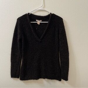 Ponsesa sweater acrylic dark brown small